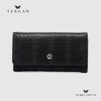 Кошелек женский TERGAN 5787 Кожаный SIYAH FLOATER Черный