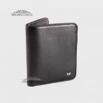 Мужское компактное портмоне TERGAN 1594 SIYAH RUSTIC, чёрное