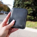 Мужское компактное портмоне TERGAN 1594 SIYAH RUSTIC, чёрное