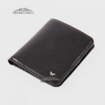 Мужское компактное портмоне TERGAN 1594 SIYAH RUSTIC, чёрное