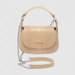 Женская сумка TERGAN 80199 BEJ PYTHON – изысканная классика в бежевом цвете