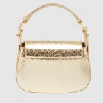 Женская вечерняя сумка TERGAN 80199 GOLD PYTHON – золотая кожа, кроссбоди
