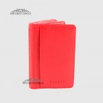 Обложка кожаная для ID паспорта TERGAN 1601  KIRMIZI LATIGO Красный/Розовый