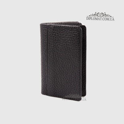 Обложка кожаная для ID паспорта TERGAN 1601 SIYAH FLAMINGO ROLAX