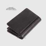 Обложка кожаная для ID паспорта TERGAN 1601  SIYAH FLAMINGO ROLAX Черный