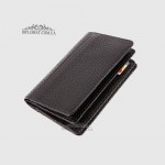 Обложка кожаная для ID паспорта TERGAN 1601  SIYAH FLAMINGO ROLAX Черный
