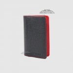 Обложка для ID паспорта и Европрав TERGAN 1601  LACIVERT ROLAX / KIRMIZI ROLAX Синий с красным