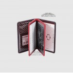 Обложка для ID паспорта и Европрав TERGAN 1601  LACIVERT ROLAX / KIRMIZI ROLAX Синий с красным