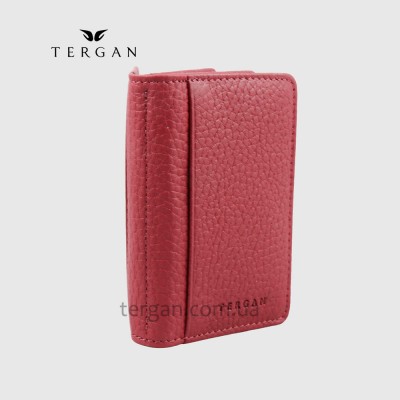 Обложка кожаная для ID паспорта TERGAN 1601 BORDO FLOATER Бордовый
