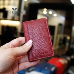 Обложка кожаная для ID паспорта TERGAN 1601  BORDO FLOATER Красный