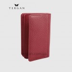 Обложка кожаная для ID паспорта TERGAN 1601  BORDO FLOATER Красный