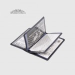 Обложка кожаная для ID паспорта TERGAN 1601  LACIVERT FLAMINGO Синий