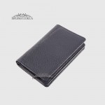Обложка кожаная для ID паспорта TERGAN 1601  LACIVERT FLAMINGO Синий