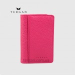 Обложка кожаная для ID паспорта TERGAN 1601  FUJIA FLOATER Сиреневый