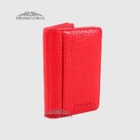 Обложка кожаная для ID паспорта TERGAN 1601 KIRMIZI FLOATER Красный