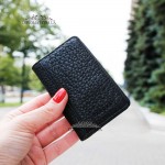 Обложка кожаная для ID паспорта TERGAN 1601  SIYAH FLOATER Черный Черный