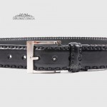 Ремень TERGAN 3056  SIYAH RUSTIC Черный