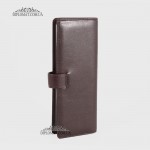 Визитница кожаная для дисконтных карт и чужих визиток TERGAN 1514  KAHVE RUSTIC Коричневая