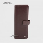Визитница кожаная для дисконтных карт и чужих визиток TERGAN 1514  KAHVE RUSTIC Коричневая