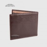 Маленький мужской кошелек TERGAN 1519  из натуральной кожи на магните KAHVE RUSTIC Коричневый