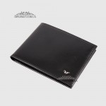 Маленький мужской кошелек TERGAN 1519  из натуральной кожи на магните   SIYAH RUSTIC Черный Черный