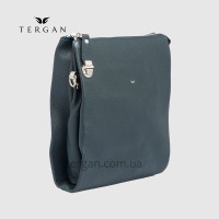 Сумка мужская TERGAN 21281 кожаная через плечо с тремя отделами LACIVERT LATIGO