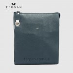 Сумка мужская TERGAN 21281 кожаная через плечо с тремя отделами  LACIVERT LATIGO Темно Синий Синий