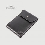 Визитница кожаная TERGAN 1193  для дисконтных карт SIYAH RUSTIC Черный