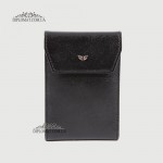 Визитница кожаная TERGAN 1193  для дисконтных карт SIYAH RUSTIC Черный