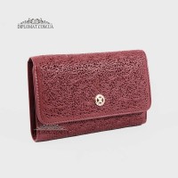 Портмоне женское кожаное TERGAN 5788 BORDO NAPPA Бордовый