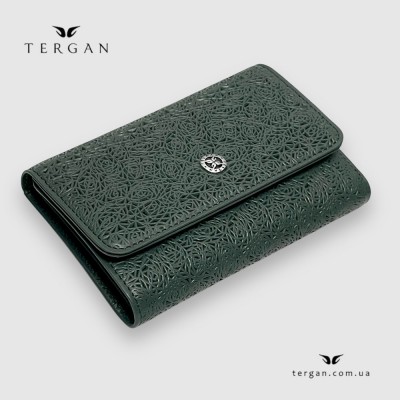Портмоне женское кожаное TERGAN 5788 KOYU YESIL NAPPA