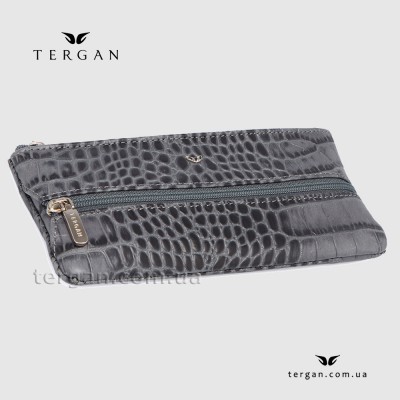 Ключница кожаная TERGAN 0157 GRI CROCO Серый