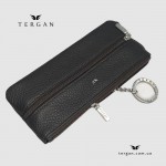 Ключница на два отделения TERGAN 0157  кожа FLOATER Коричневая