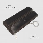 Кожаная ключница TERGAN 0157 KAHVE RUSTIC (коричневая, на молнии) 