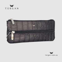 Ключница кожаная TERGAN 0157 SIYAH CROCO Черный