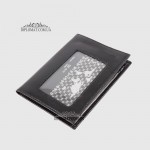 Обложка для автодокуменов TERGAN 1582  SIYAH RUSTIC Черный