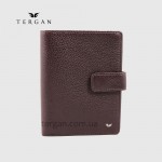 Обложка для автодокуменов и паспорта TERGAN 1558 с отделением для денег KAHVE ALLIGO Коричневый-Бежевый