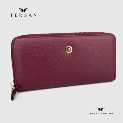 Кошелек на молнии TERGAN 5777 кожаныйBORDO ARSEL