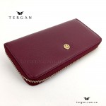 Кошелек на молнии TERGAN 5777 кожаный BORDO ARSEL Бордовый/Пурпурный