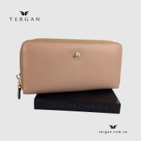Кошелек на молнии TERGAN 5777 кожаныйNUDE ARSEL