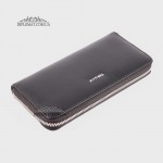 Кошелек на молнии из натуральной кожи TERGAN 5777   SIYAH ARSEL Черный