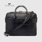 Портфель мужской TERGAN 21429  SIYAH BRIC / SIYAH RUSTIC Черный