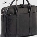Портфель мужской TERGAN 21429  SIYAH BRIC / SIYAH RUSTIC Черный