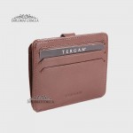 Картхолдер TERGAN 1531 На кнопке кожаный на 10 карт  KAHVE RUSTIC Коричневый