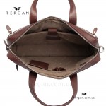 Сумка Портфель мужская кожаная TERGAN 21387 для документов А4 и ноутбука  22TABA BUFFALO Светло-коричневый