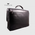 Портфель Кожаный TERGAN 2945 Мягкий Классический с кодовым замком SIYAH VEGETAL Черный Черный