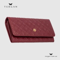 Женский кошелек из натуральной кожи TERGAN 5783  BORDO NAPPA Бордовый