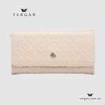 Женский кошелек из натуральной кожи TERGAN 5783   BEJ NAPPA Белый