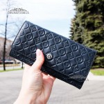 Кошелек женский из натуральной кожи TERGAN 5783  LACIVERT NAPPA Темно Синий