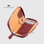 Ключница TERGAN 090 Кожаная на металлической молнии 22TABA VEGETAL; Коричневый